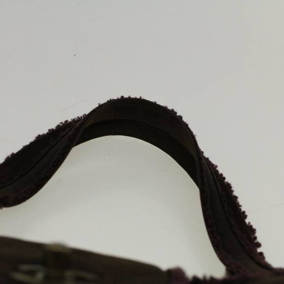 CHANEL Turn Lock Shoulder Bag Mouton Brown CC Auth 57346 - Picture 14 of 16